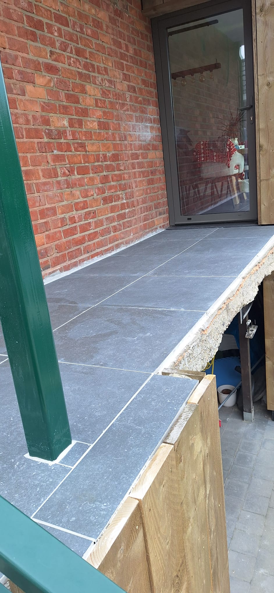 Renovatiewerk in uitvoering